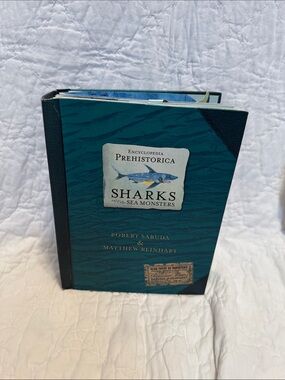 Encyclopedia Prehistorica: Sharks and Other Sea Monsters - Teal Pop-Up Book